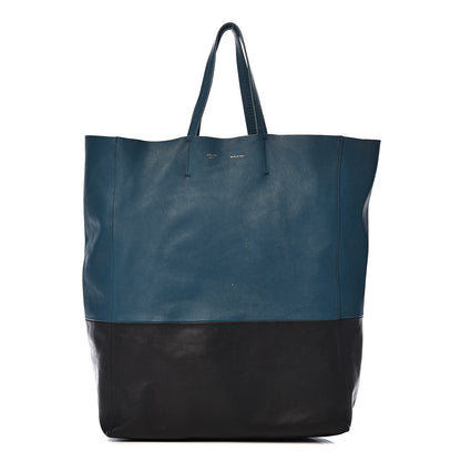 Celine Lambskin Vertical Bi-Cabas Petrol Black 1 of 18