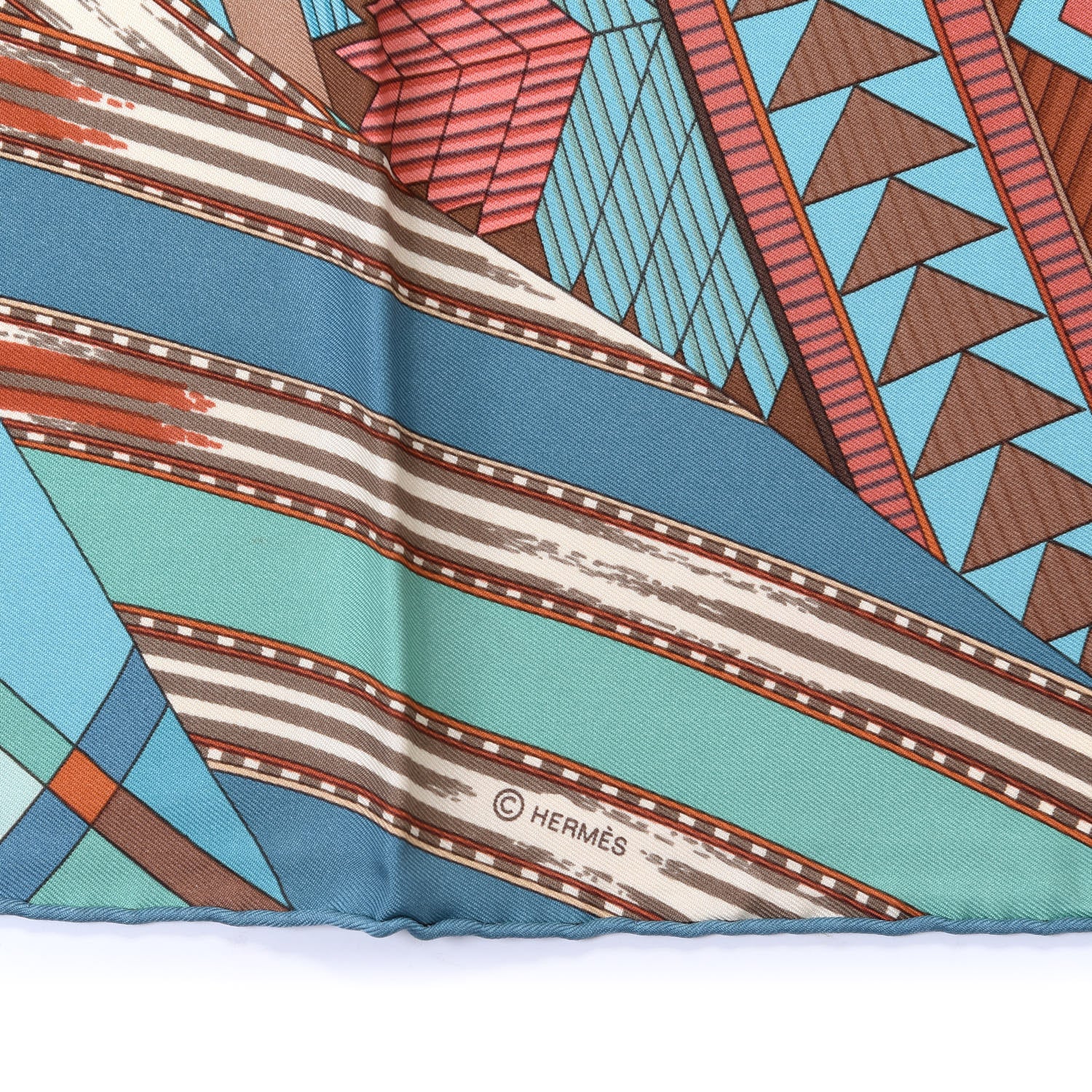 Hermes Silk Coupons Indiens Scarf 90 784093 – FASHIONPHILE