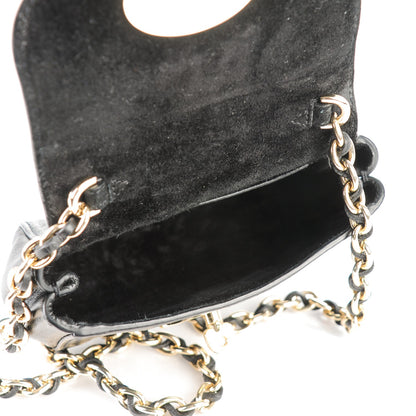 Mulberry Glossy Goatskin Mini Lily Black 5 of 8