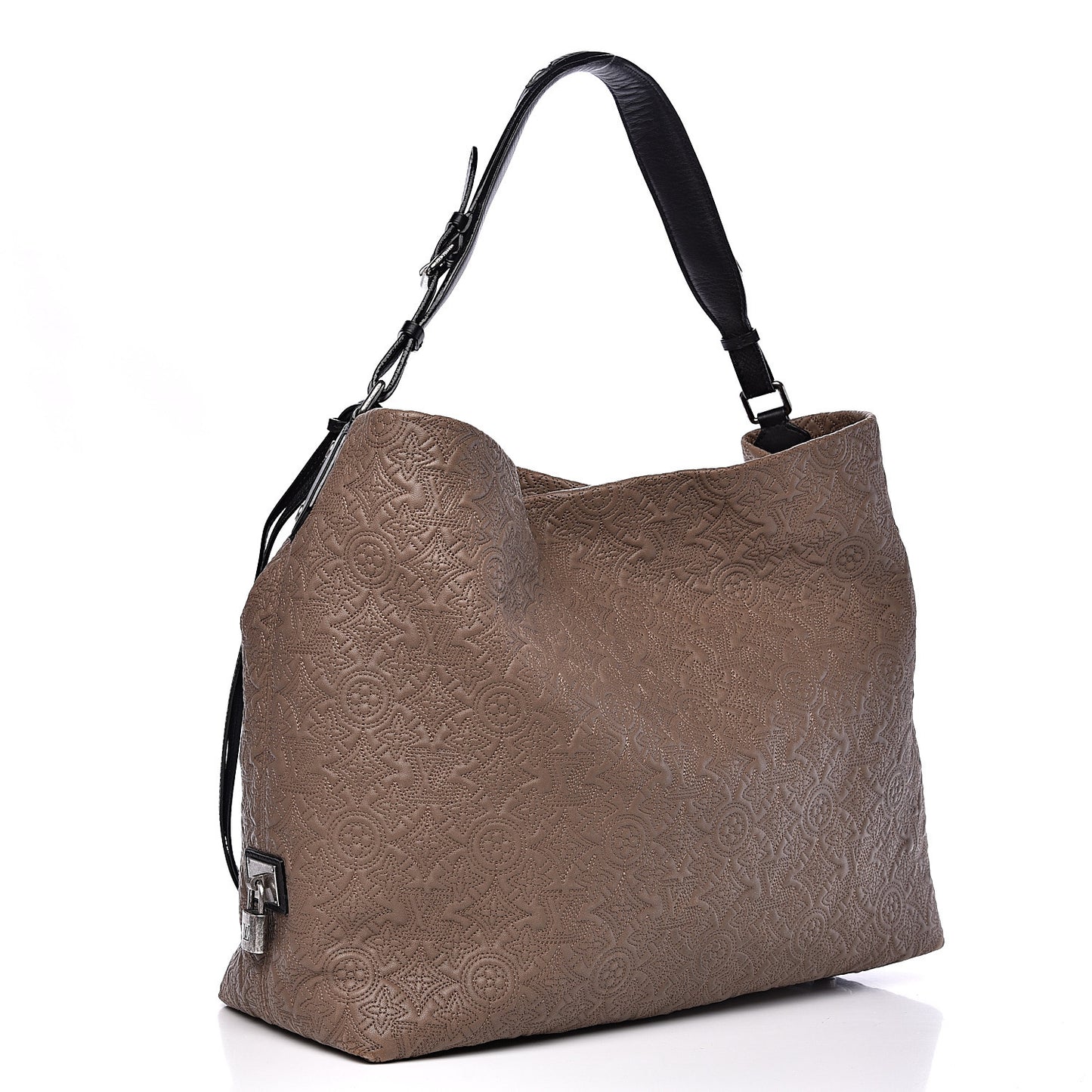 Monogram Lambskin Antheia Hobo GM Fumee