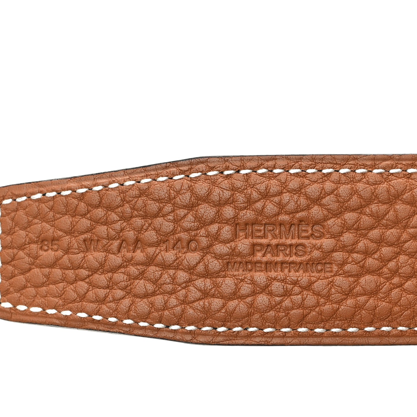 Box Togo 32mm Au Carre H Belt 85 Black Gold