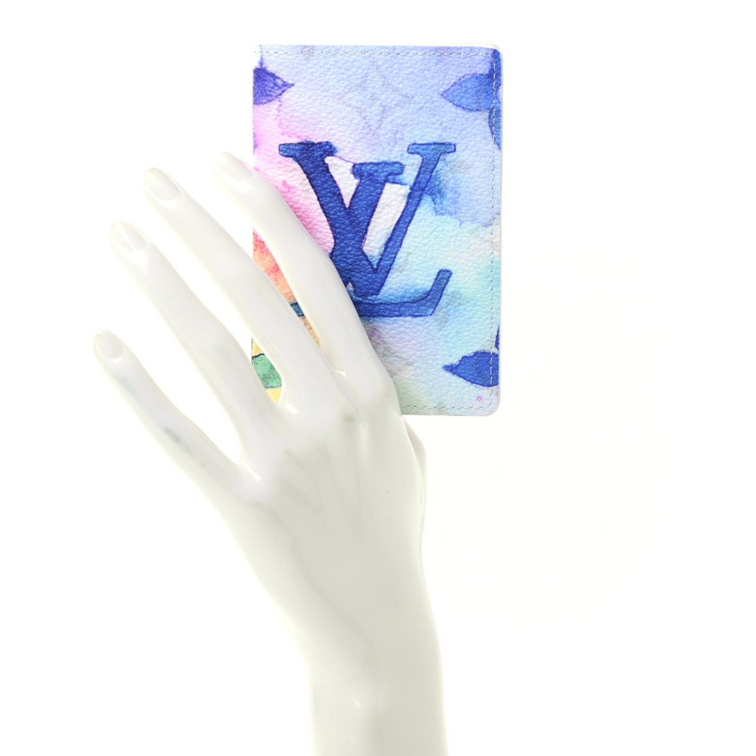 Louis Vuitton Monogram Watercolor Pocket Organizer NM Multicolor 2 of 7
