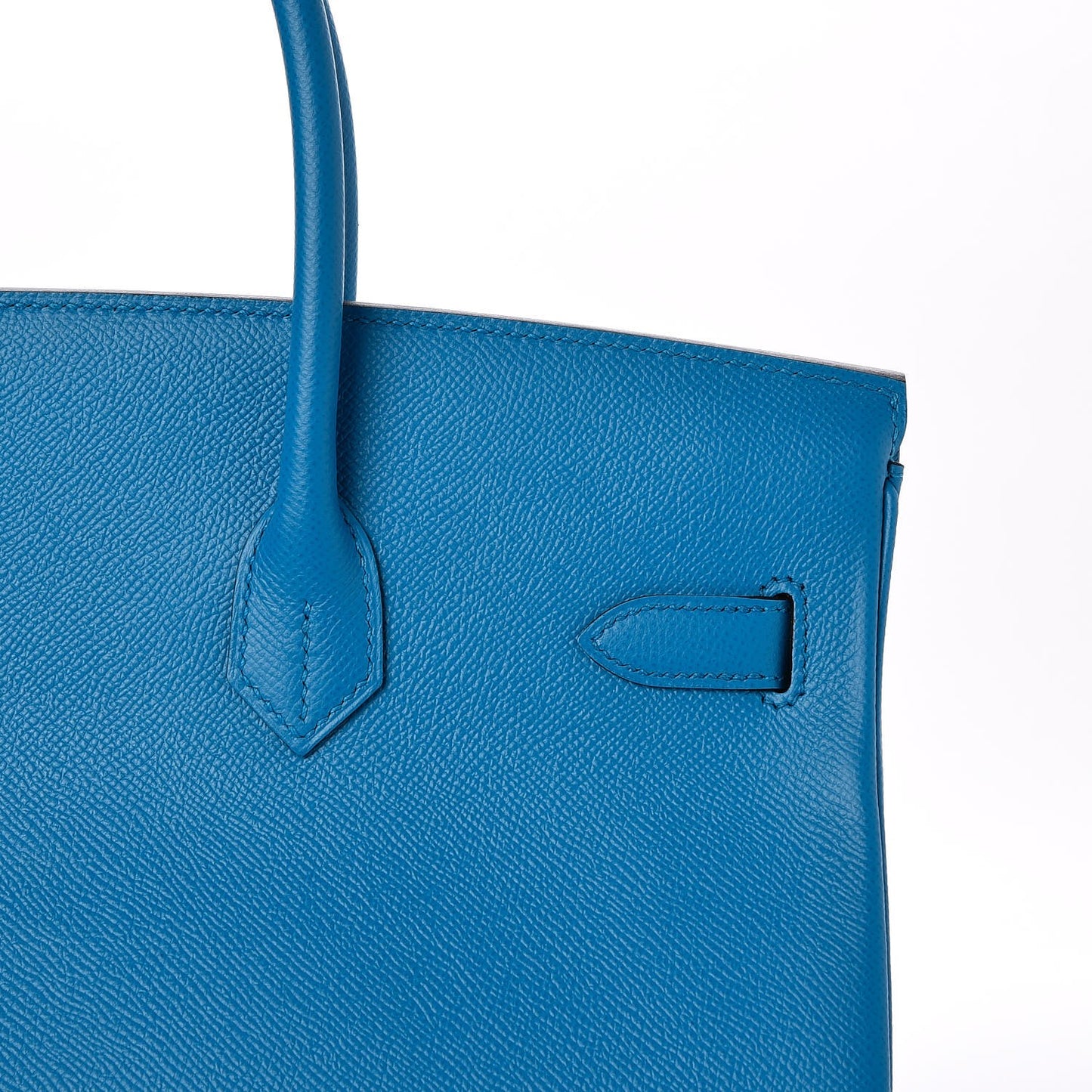 Epsom Birkin 35 Bleu Zanzibar