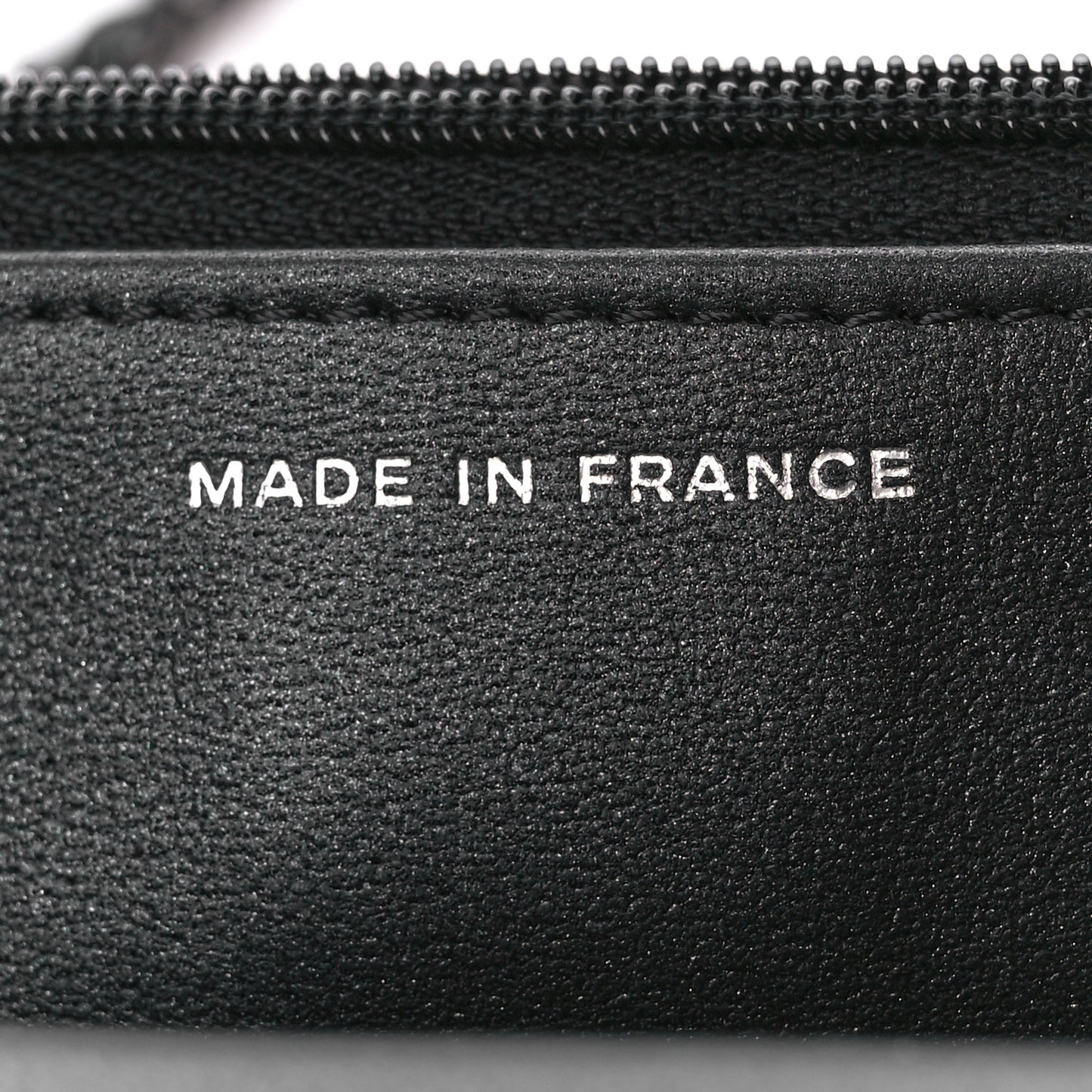 Lambskin Quilted Wallet On Chain WOC So Black
