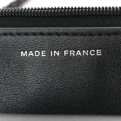 Chanel Lambskin Quilted Wallet On Chain WOC So Black 7 of 12
