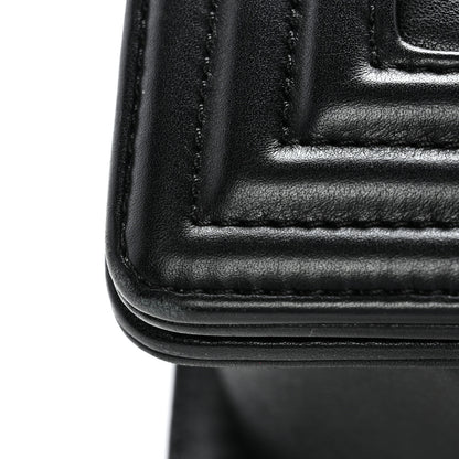 Chanel Calfskin Quilted Medium Boy Flap Black 12 of 13