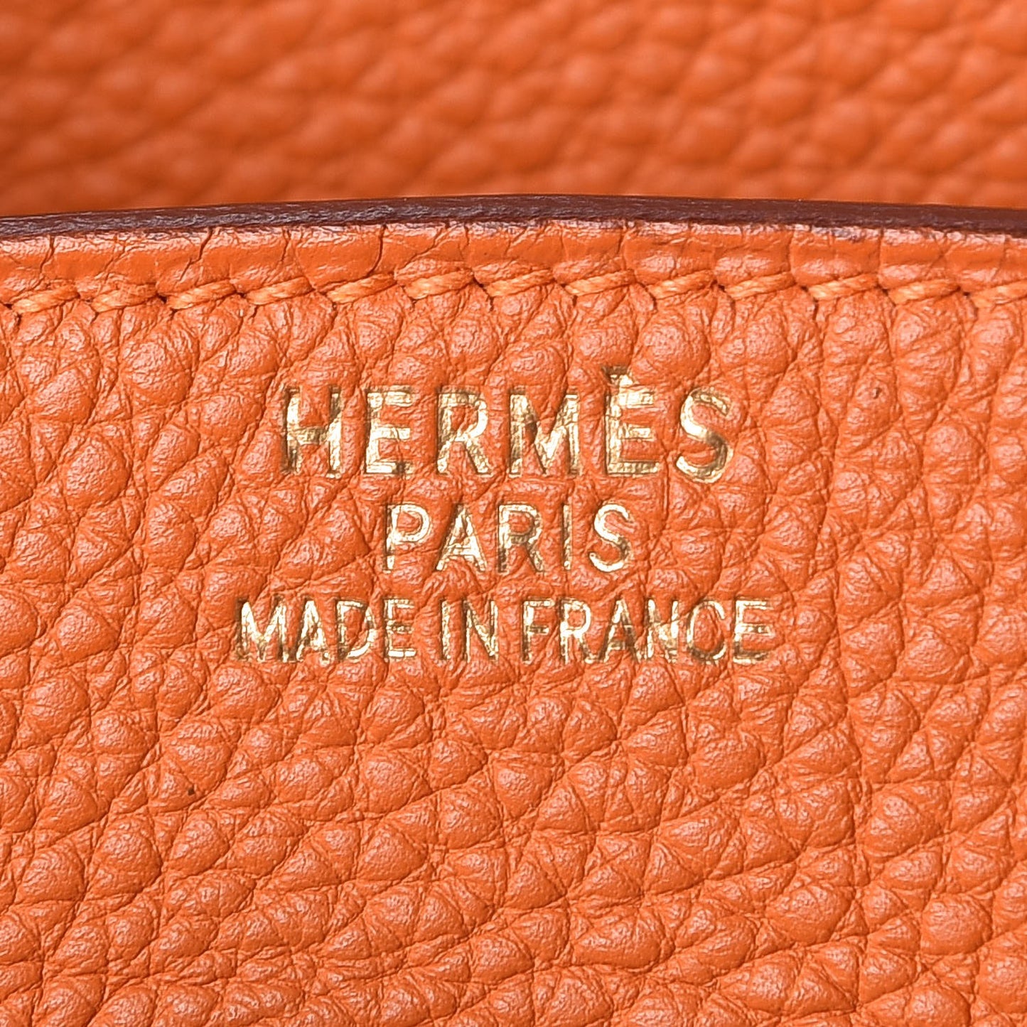 Togo Birkin 35 Orange