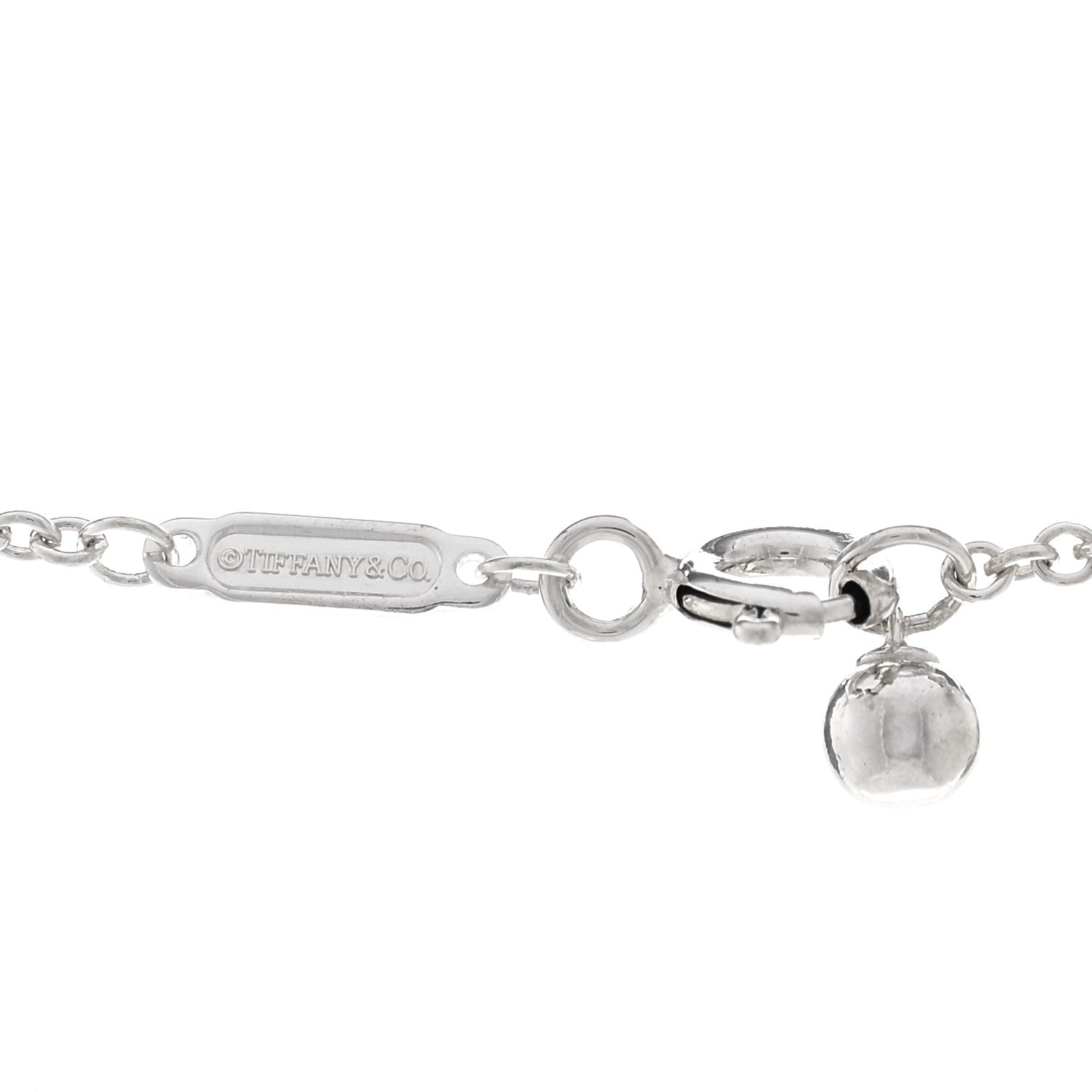 Tiffany Sterling Silver 8mm HardWear Ball Pendant Necklace 4 of 4