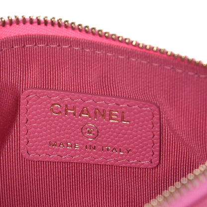 Chanel Caviar Quilted Small Cosmetic Case Pink 6 of 8