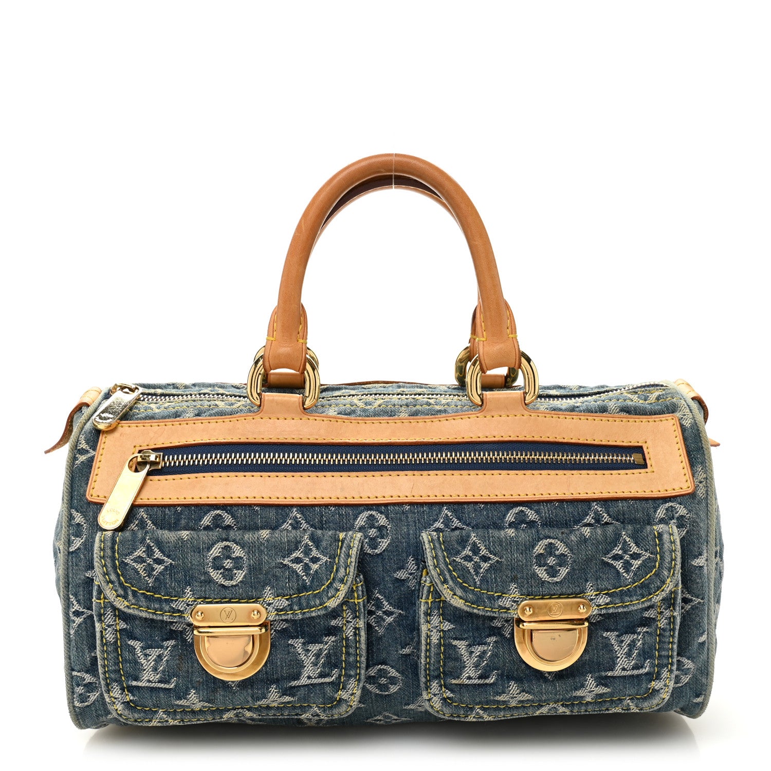 Louis Vuitton Monogram Denim Neo Speedy Blue 1 of 14