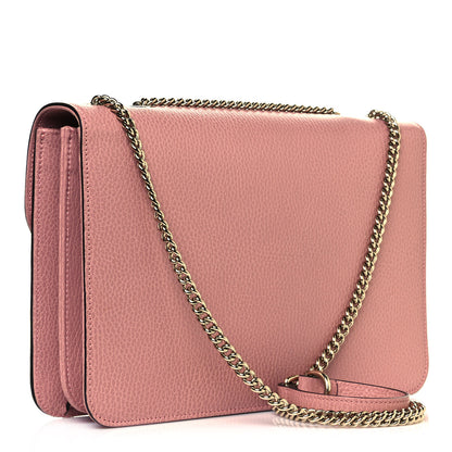Gucci Dollar Calfskin Interlocking G Shoulder Bag Soft Pink 3 of 12