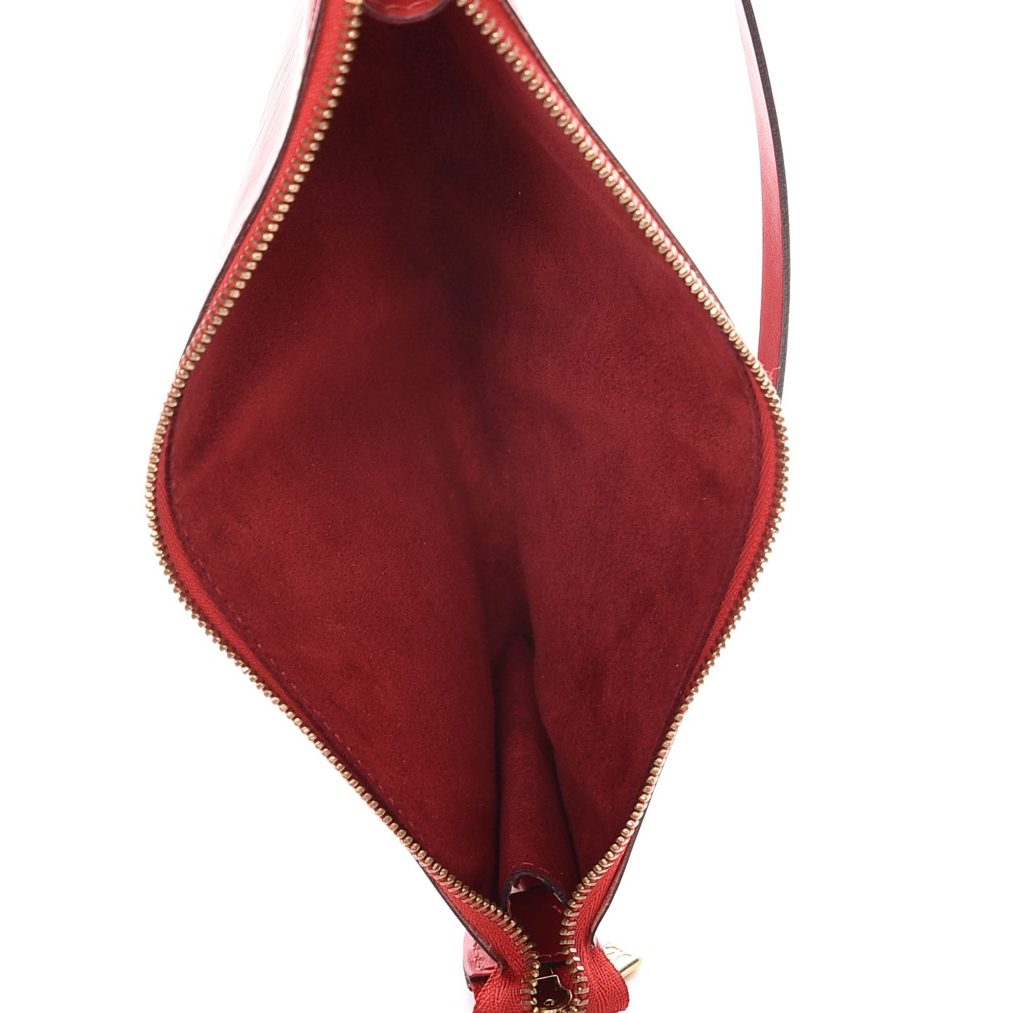 Epi Pochette Accessories 24 Castillan Red