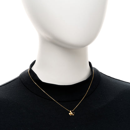 Van Cleef & Arpels 18K Yellow Gold Diamond Mini Frivole Pendant Necklace 2 of 5