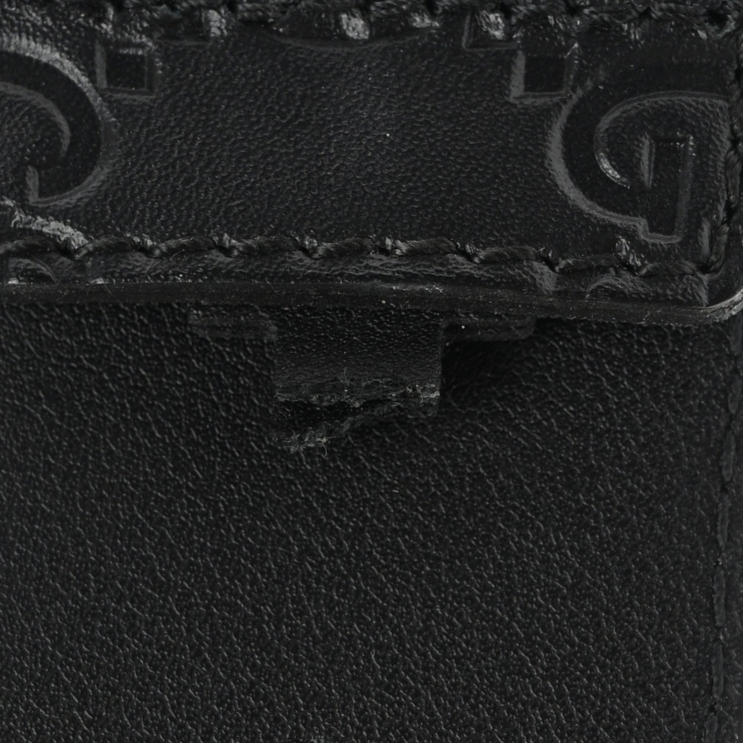 Gucci Guccissima Signature Interlocking G 40mm Belt 85 34 Black 6 of 6