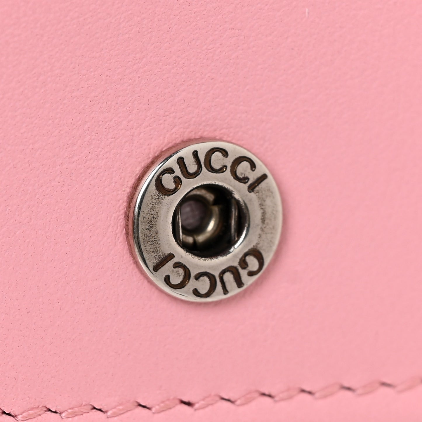 Calfskin Matelasse GG Marmont Mini Wallet On Chain Wild Rose