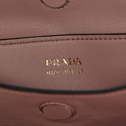 Prada Saffiano Cuir Medium Double Bag Black Mughetto 7 of 8
