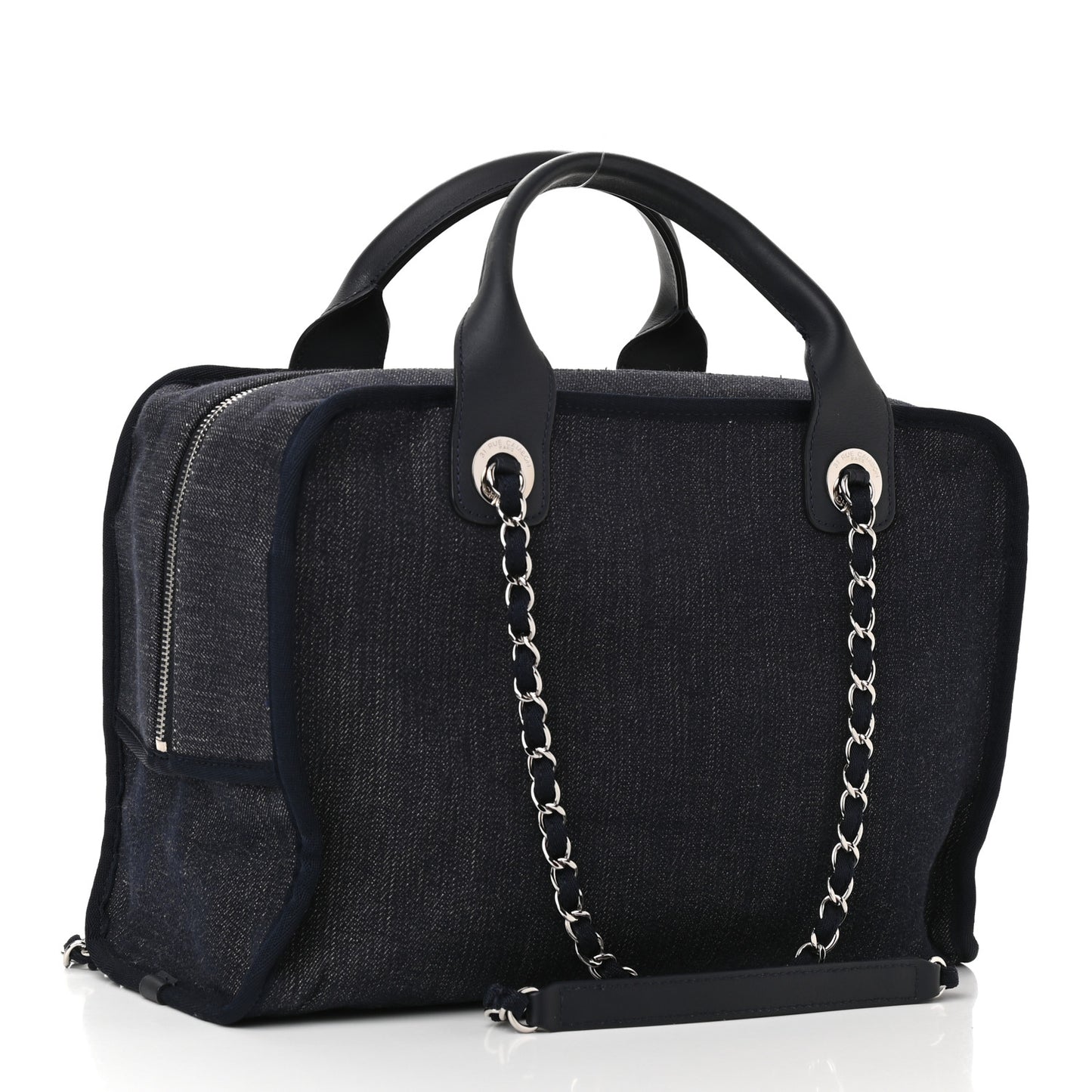 Denim Deauville Bowling Bag Dark Blue