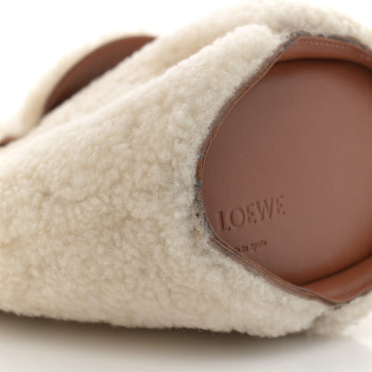 Loewe Shearling Mini Bunny Crossbody Bag Natural 9 of 10