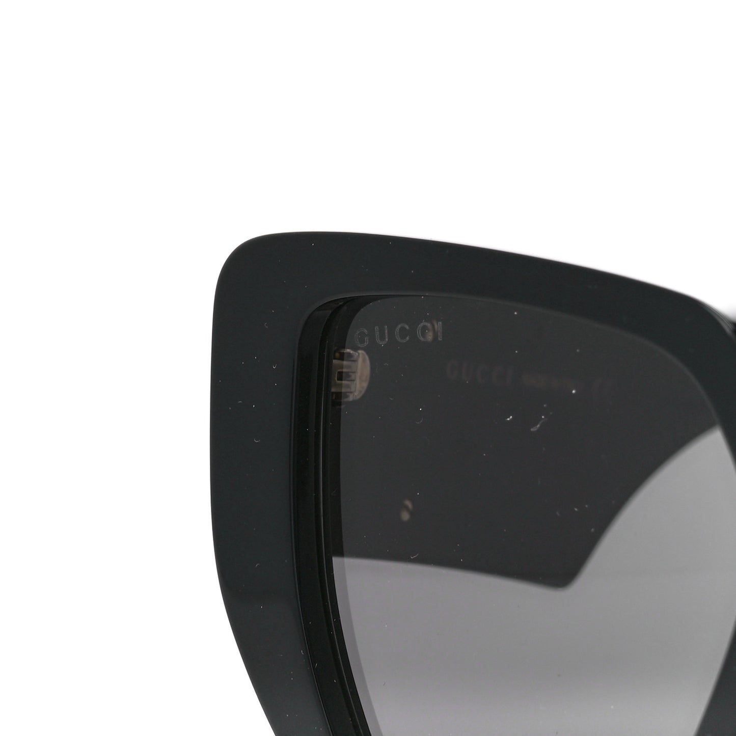 Acetate Square Frame Sunglasses GG0956S Black