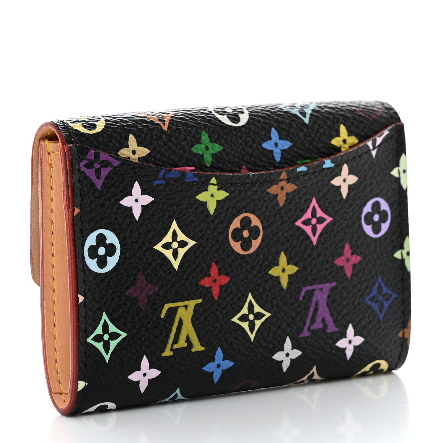 Louis Vuitton Monogram Multicolor Business Card Holder Black 3 of 7