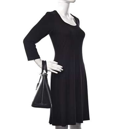 Louis Vuitton Epi Alma PM Black 3 of 11