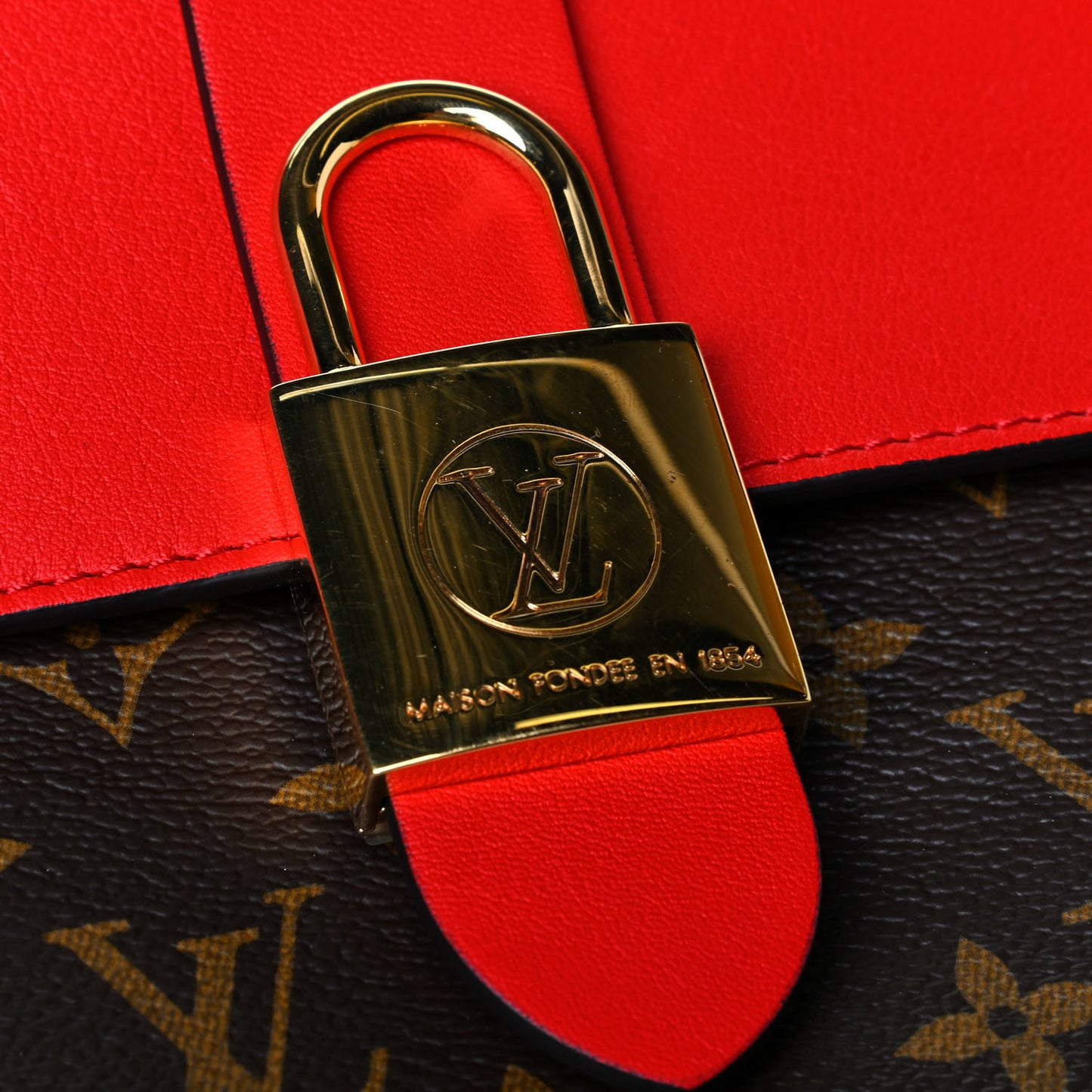 Monogram Locky BB Coquelicot