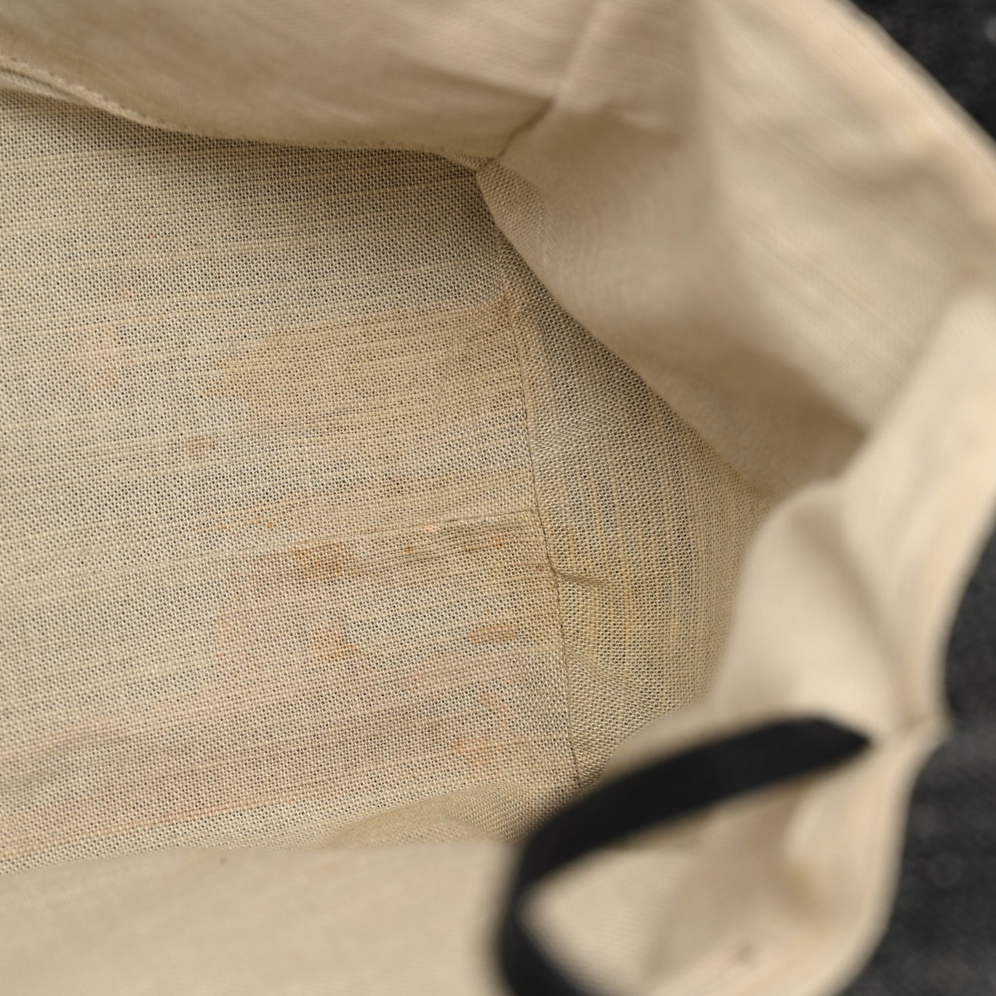 Denim Small Deauville Tote Dark Blue White