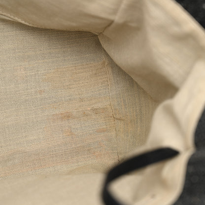 Chanel Denim Small Deauville Tote Dark Blue White 13 of 15