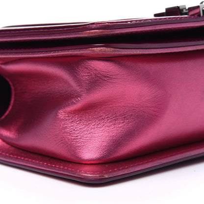 Chanel Metallic Patent Calfskin Quilted Small Boy Flap Pink 6 of 6