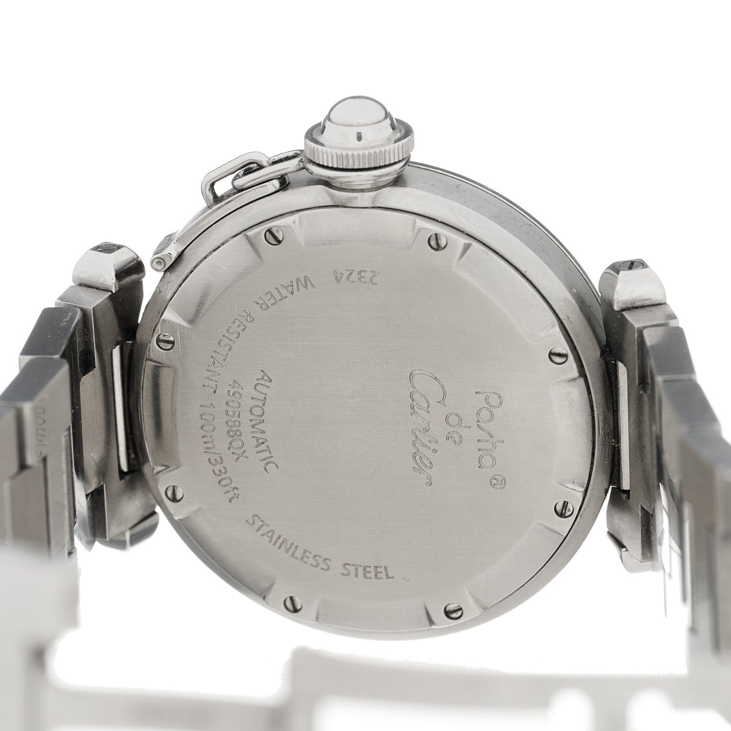 Cartier Stainless Steel 35mm Pasha C Automatic Watch 4 of 4