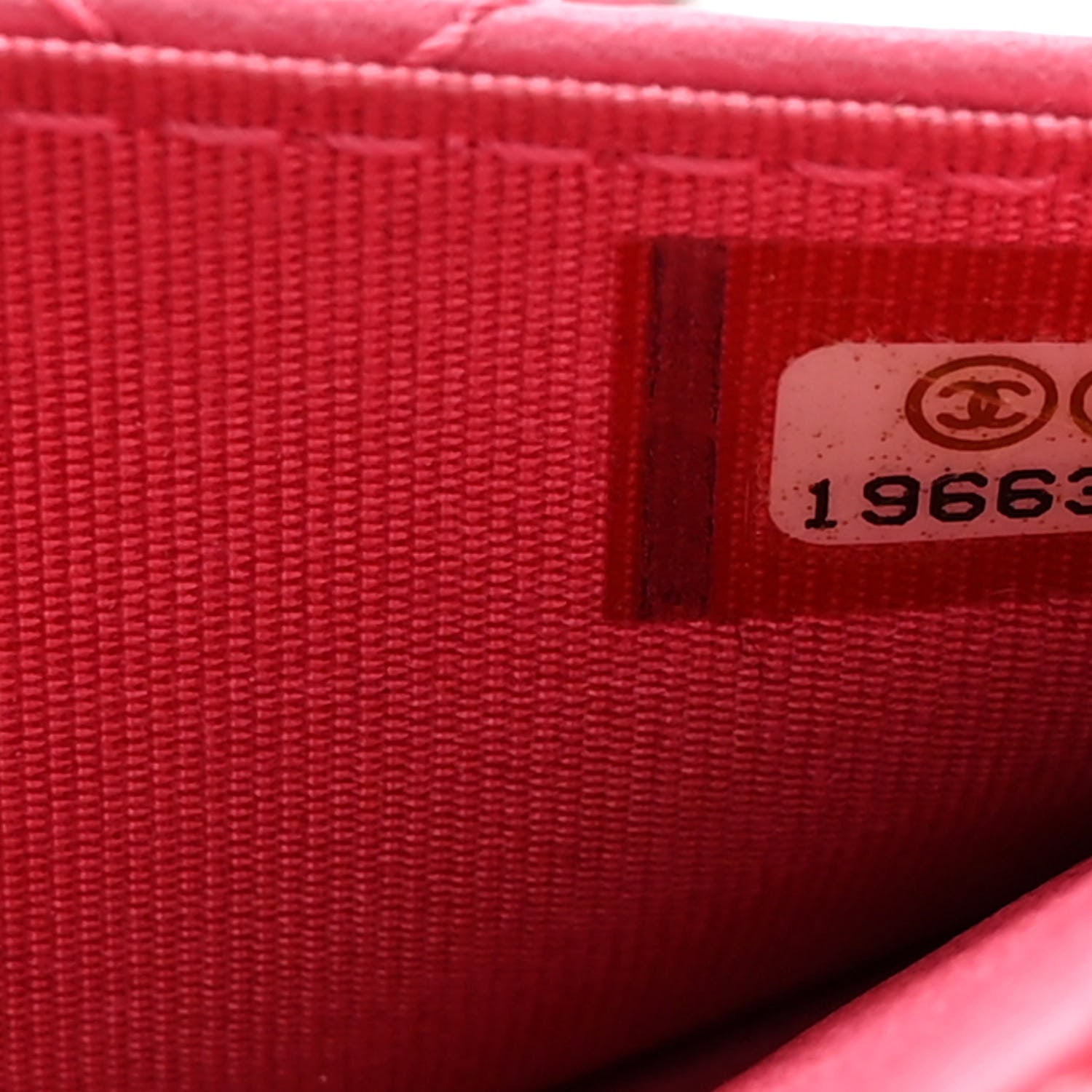 Chanel Lambskin Quilted Boy Wallet On Chain WOC Pink 8 of 14