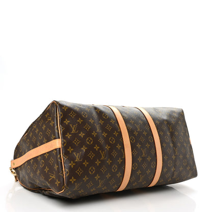 Louis Vuitton Monogram Keepall Bandouliere 55 4 of 12