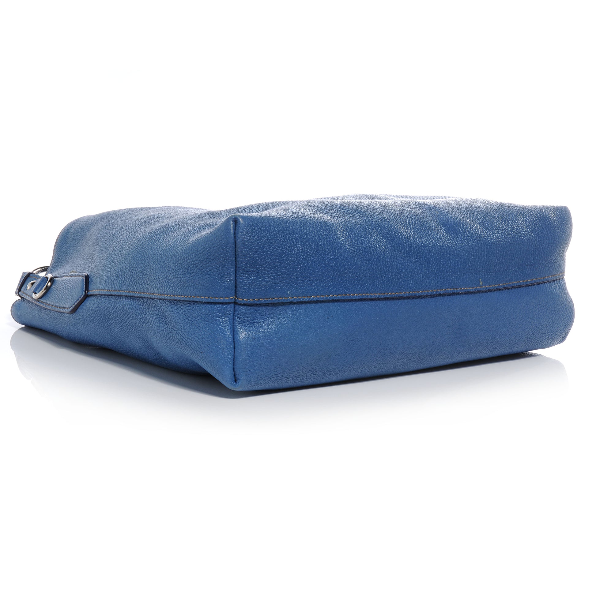 Prada Vitello Daino Hobo Cobalto 4 of 9