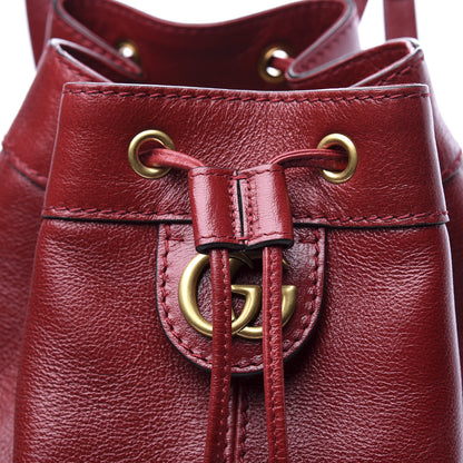 Gucci Piuma Lux Energy Medium Re(Belle) Convertible Bucket Bag Hibiscus Red 10 of 11