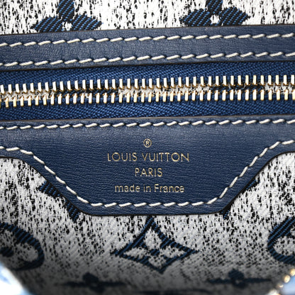 Louis Vuitton Monogram Jacquard Denim Speedy Bandouliere 25 Bleu 6 of 10