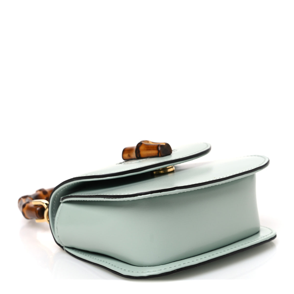 Boarded Dyana Lux Nano Bamboo 1947 Top Handle Chain Bag Salvy Green
