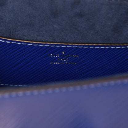 Louis Vuitton Epi Flamingo Twist Shoulder Bag MM Blue 6 of 9