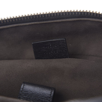 Gucci Calfskin Kingsnake Dome Backpack Black 8 of 12