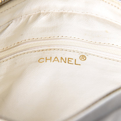Chanel Lambskin Quilted Tassel Camera Case White 6 of 13