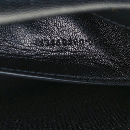 Saint Laurent Grain De Poudre Small Monogram Kate Satchel Black 7 of 10