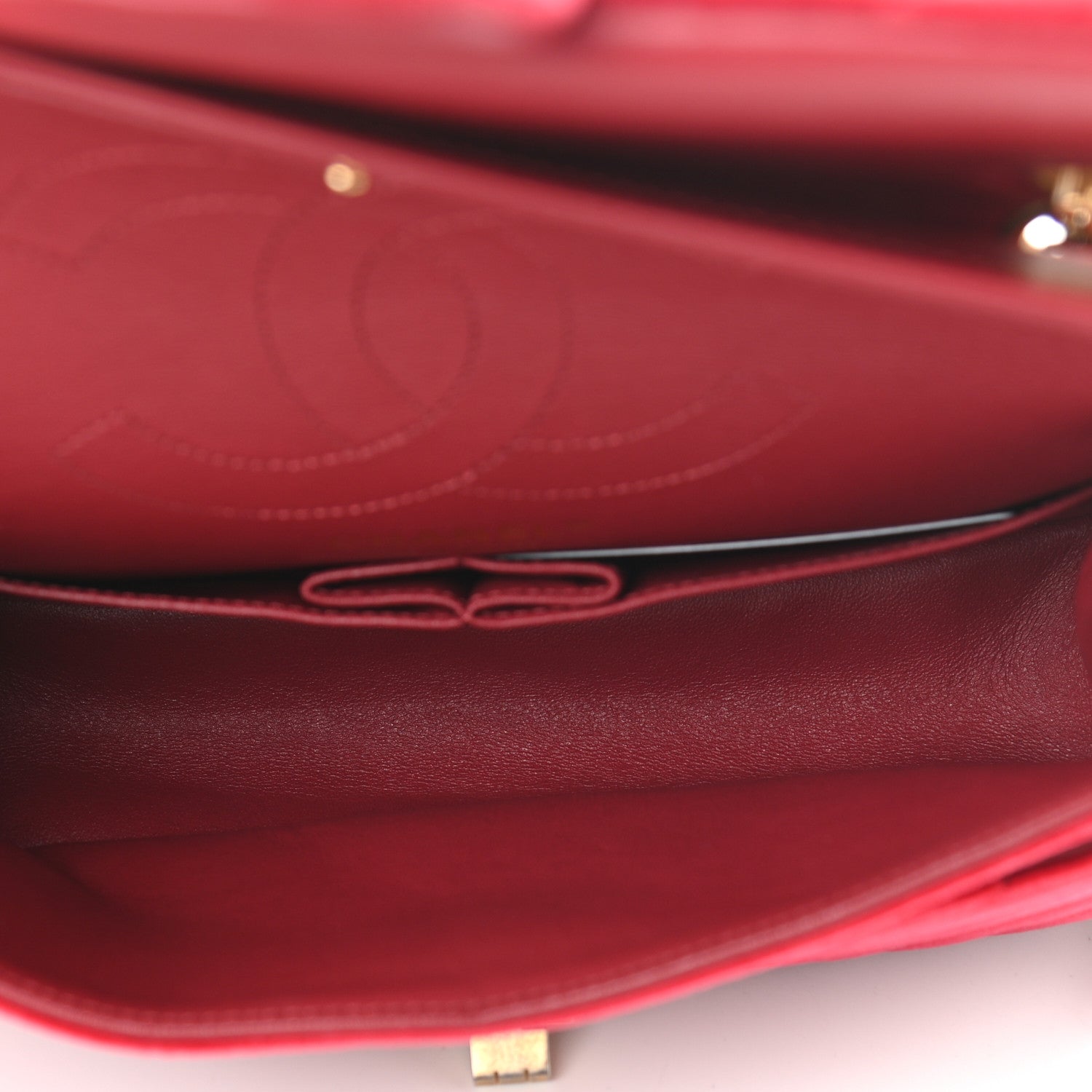 Chanel Velvet Chevron Quilted 2.55 Reissue 225 Flap Red 5 of 13