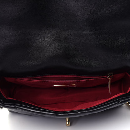 Chanel Goatskin Quilted Medium Chanel 19 Flap Black 3 of 4