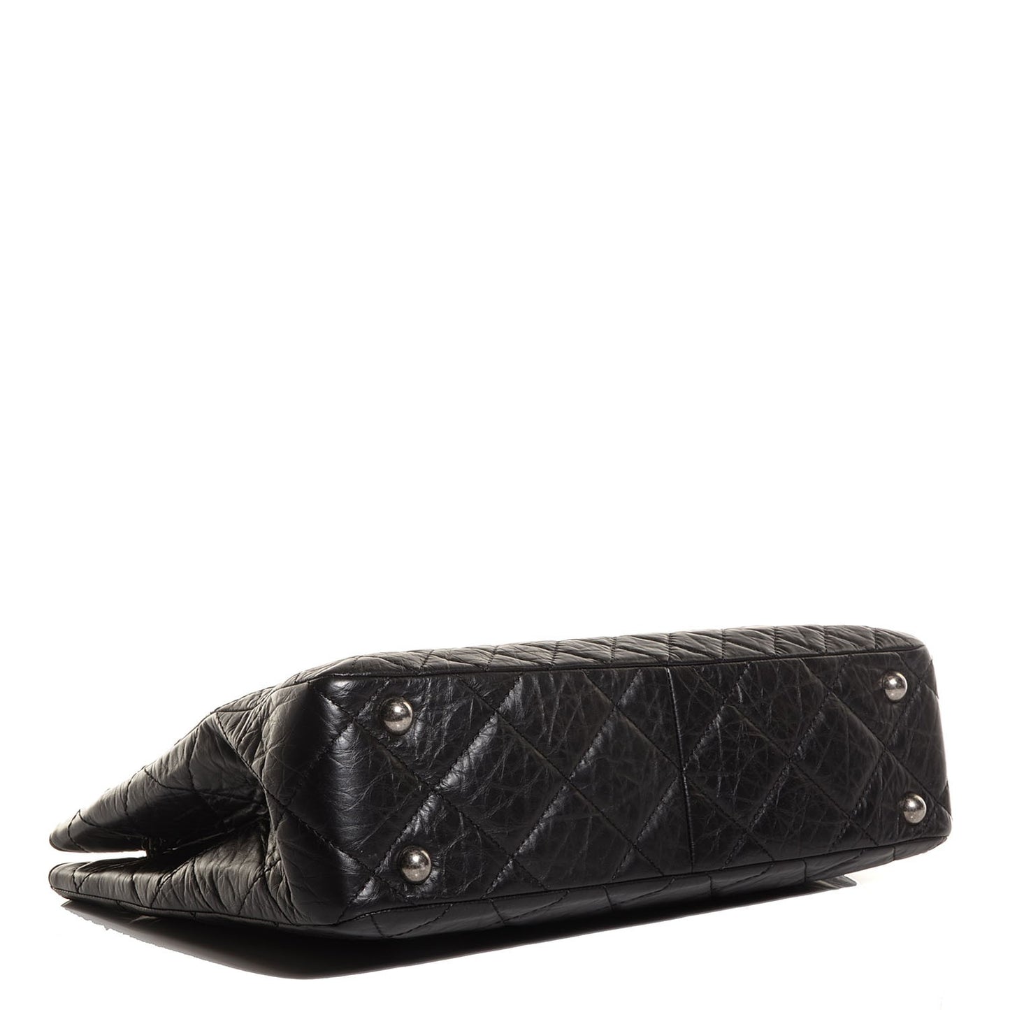 Aged Calfskin Quilted Reissue 2.55 Tote Black