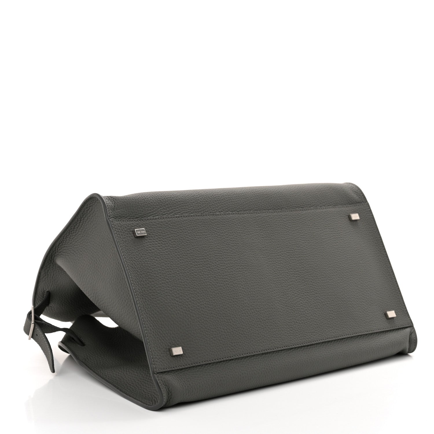 The Row Matte Grained Calfskin Soft Margaux 15 Timouse Grey 4 of 10