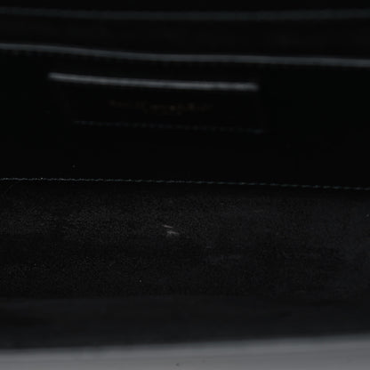 Saint Laurent Calfskin Classic Monogram Tassel Clutch Black 6 of 8