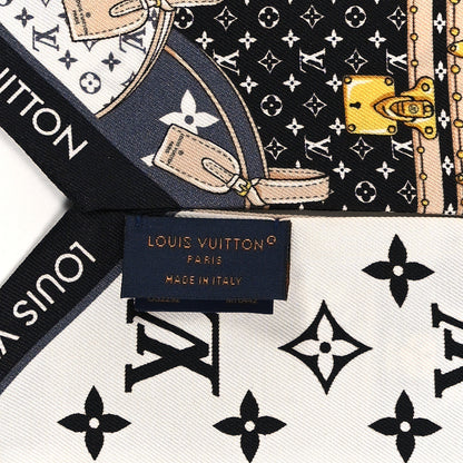 Louis Vuitton Silk Monogram Lets Go BB Bandeau Black 3 of 3