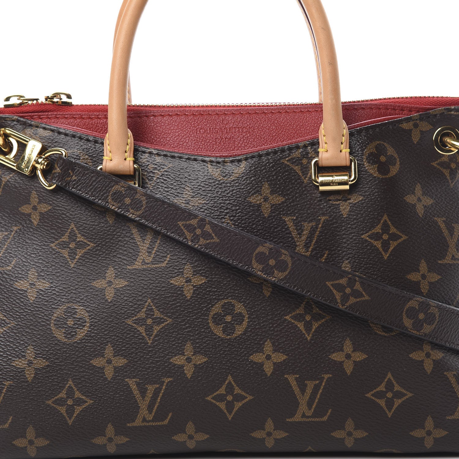 Louis Vuitton Monogram Pallas BB Cherry 9 of 15