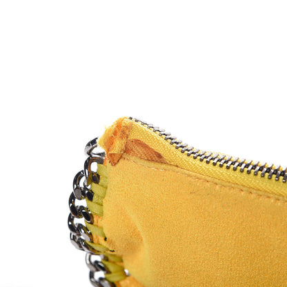 Stella McCartney Shaggy Deer Quilted Falabella Wristlet Yellow 8 of 9