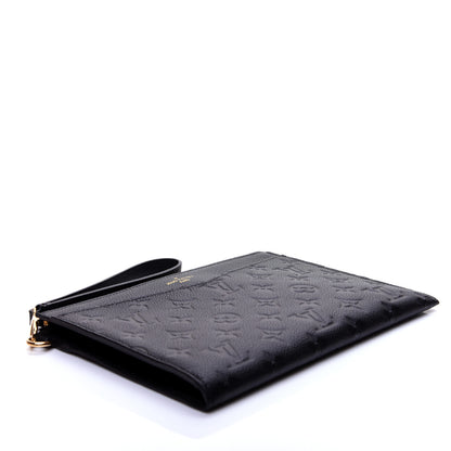Louis Vuitton Empreinte Pochette Melanie MM Black 4 of 12