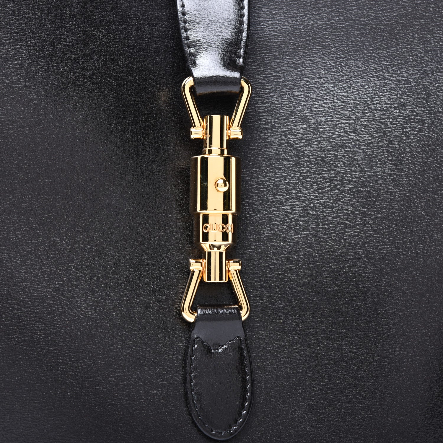 Gucci Boarded Dyana Lux Calfskin Medium Jackie 1961 Hobo Black 10 of 10